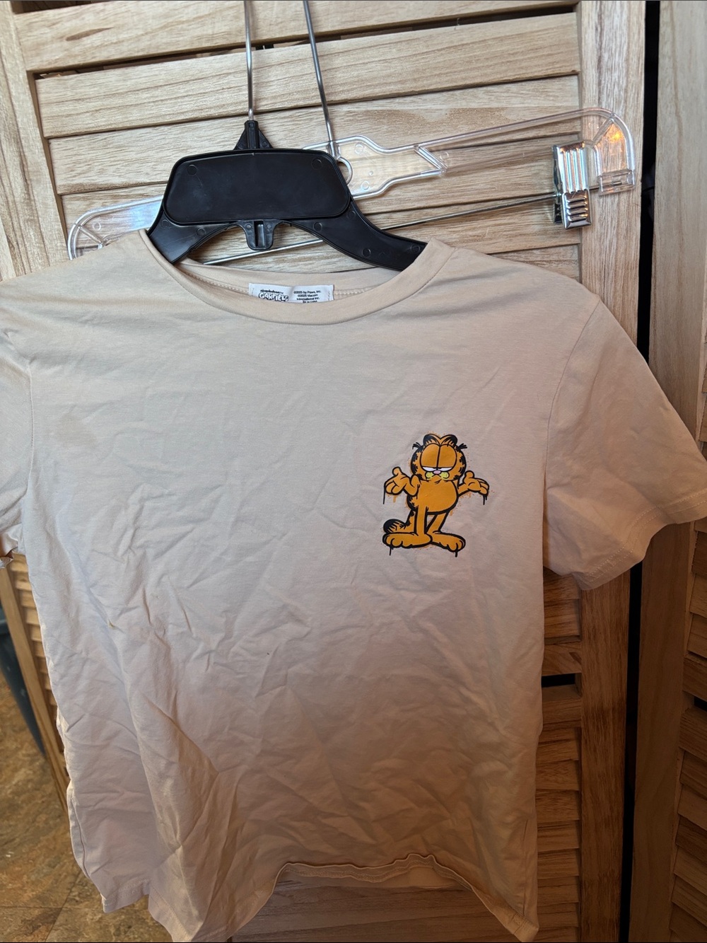 Nickelodeon Garfield Tee in Tan 11 Youth